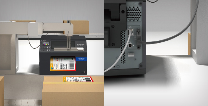 创新剥离器设计:灵活适用于自动化流水线作业 - Epson CW-C6530P产品功能